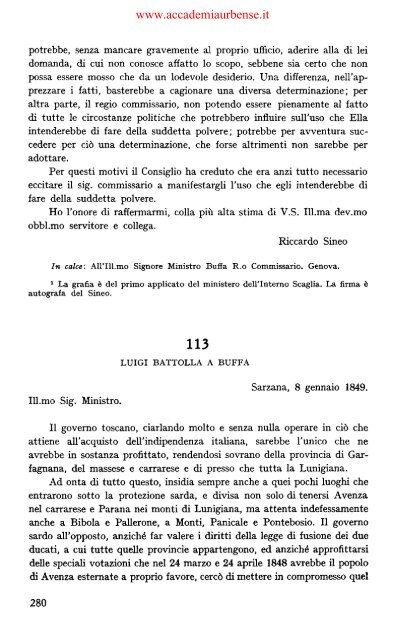 IL REGNO DI SARDEGNA NEL 1848-1849 - archiviostorico.net