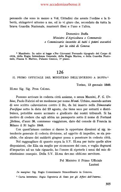 IL REGNO DI SARDEGNA NEL 1848-1849 - archiviostorico.net