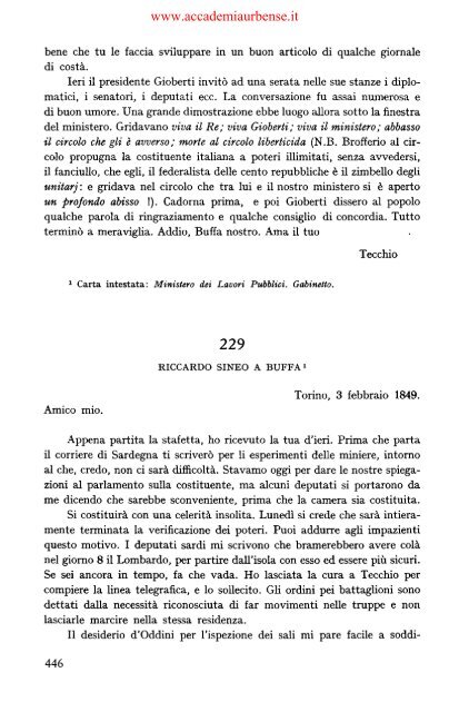 IL REGNO DI SARDEGNA NEL 1848-1849 - archiviostorico.net