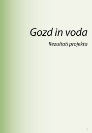 Gozd in voda.indd - Gozdarski inÅ¡titut Slovenije