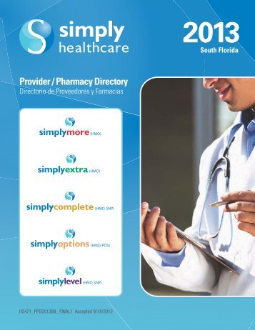 SFL RGN HMO DIR AUG 2013.pdf - Simply Healthcare Plans