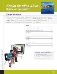 Social Studies Alive! Regions of Our Country | Sample Chapter ... - TCI