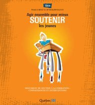 Agir ensemble pour mieux soutenir les jeunes - Gouvernement du ...