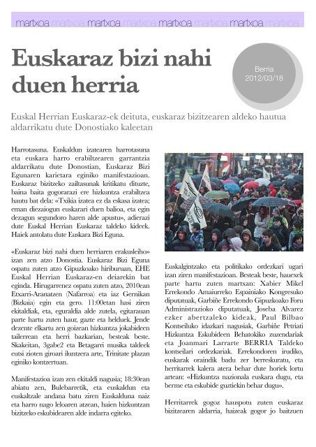 Hizkuntza-politiken Urtekaria 2012 - Erabili.com