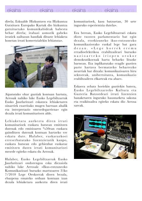 Hizkuntza-politiken Urtekaria 2012 - Erabili.com