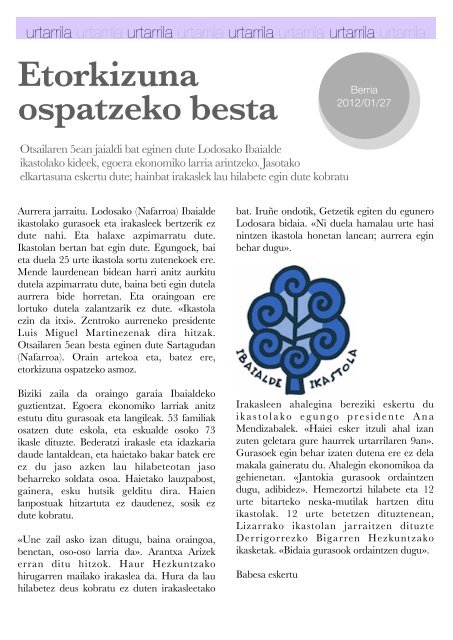 Hizkuntza-politiken Urtekaria 2012 - Erabili.com