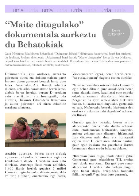 Hizkuntza-politiken Urtekaria 2012 - Erabili.com