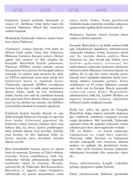 Hizkuntza-politiken Urtekaria 2012 - Erabili.com