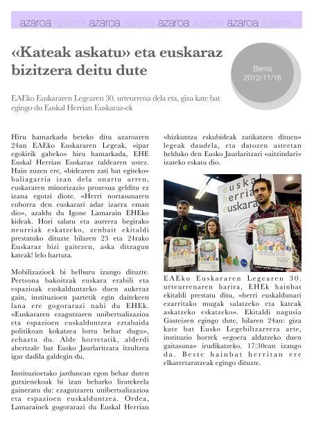 Hizkuntza-politiken Urtekaria 2012 - Erabili.com