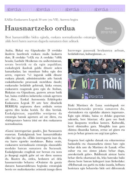 Hizkuntza-politiken Urtekaria 2012 - Erabili.com