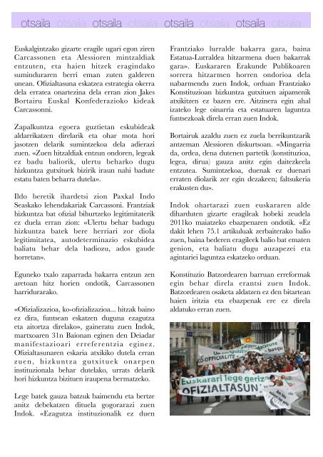 Hizkuntza-politiken Urtekaria 2012 - Erabili.com