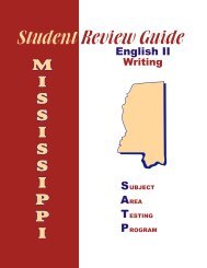 Mississippi SATP English II Student Review Guide - Enrichment Plus