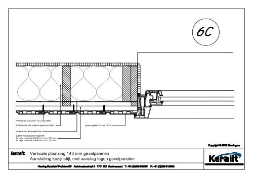 6c Aansluiting op kozijnstijl - Heering