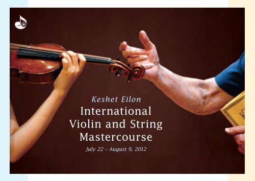 International Violin and String Mastercourse International Violin and ...