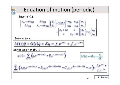 7. RotorDynamics and Active Detection of Faults in Rotating Bodies