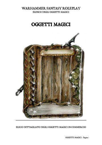 OGGETTI MAGICI - La Locanda delle due Lune