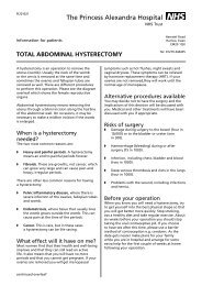 TOTAL ABDOMINAL HYSTERECTOMY