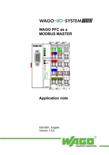 WAGO PFC as a MODBUS MASTER Application note