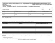 Contractor Safety Information Form: Job Safety ... - Sonic Drilling Ltd.