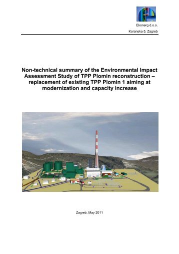 Non-technical summary of the Environmental Impact Assessment ...