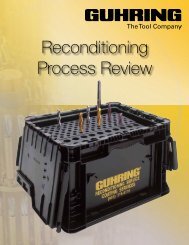 Reconditioning Process Review - Guhring