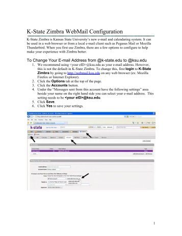 Zimbra WebMail Config