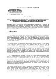 Lettre nÂ° 5276-E du 11-07-2005 relative au paiement des dÃ©penses ...