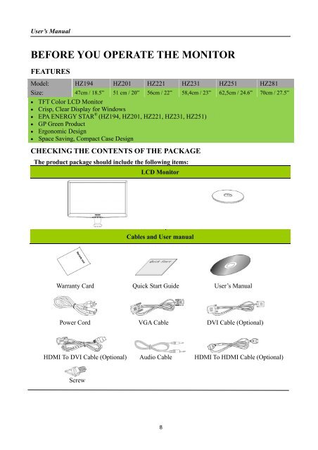 User's Manual