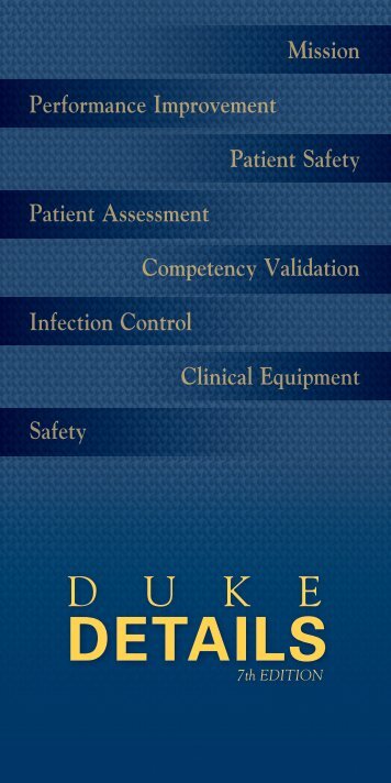 D u k e Details - Advanced Clinical Practice - Duke University