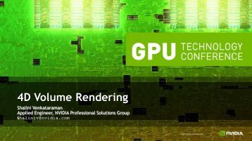 4D Volume Rendering - Nvidia