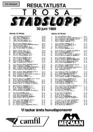 s - Trosa Stadslopp