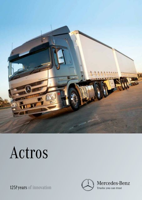 Actros Overview Brochure (903 KB, PDF) - Mercedes-Benz