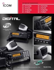 vhf and uhf transceivers - Icom France