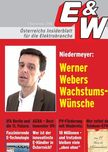 Werner Webers Wachstums- Wünsche - E&amp;W