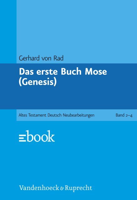 Das erste Buch Mose (Genesis)