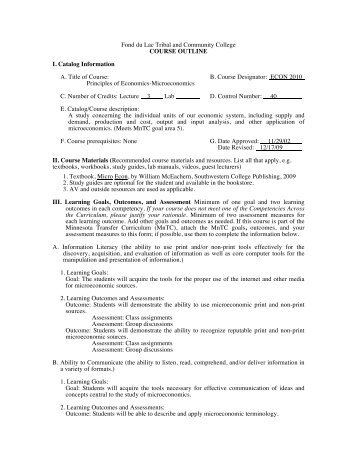 ECON 2010 Principles of Economics-Microeconomics