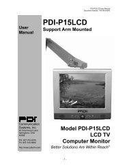 PDI-P15LCD User Manual Rev 3 - Pdiarm.com
