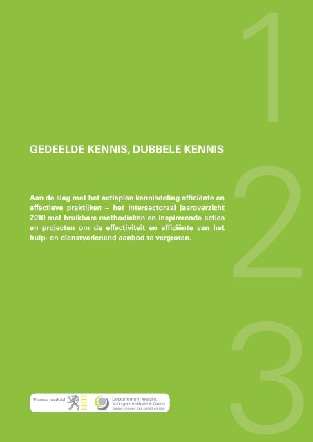 GEDEELDE KENNIS, DUBBELE KENNIS - Vlaanderen.be