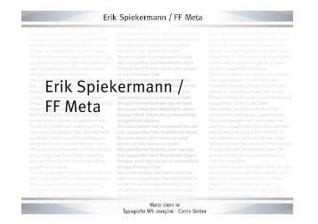 Erik Spiekermann / FF Meta - syntax design