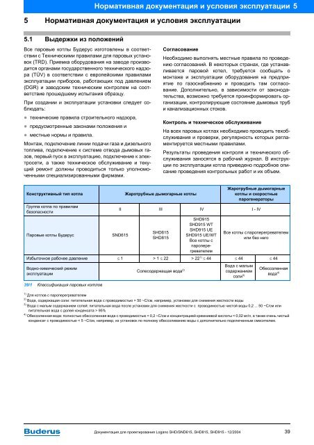 ÐÐ°ÑÐ¾Ð²ÑÐµ ÐºÐ¾ÑÐ»Ñ Logano SHD/SND615, SHD815 ... - Buderus