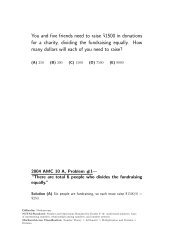 2004 AMC 10A ws-25 - Billings West High School