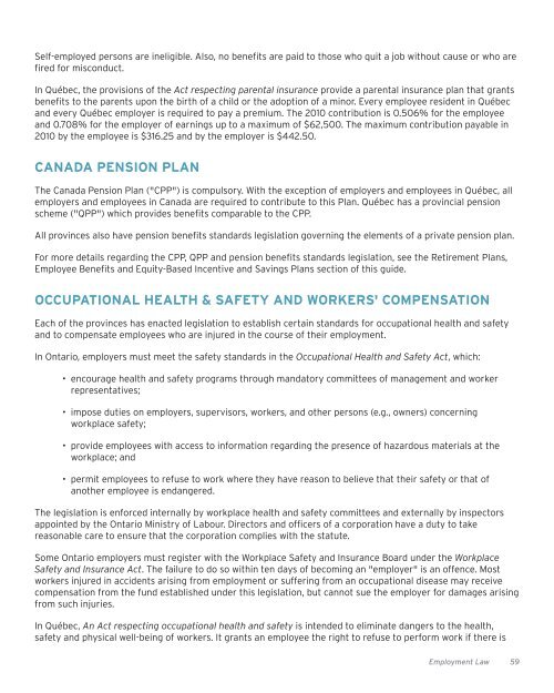 doing business in canada - Davies Ward Phillips & Vineberg LLP