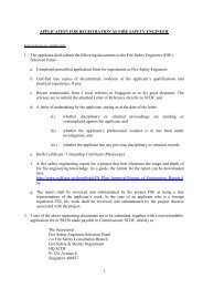 Application for Fire Safety Engineer 2010 - Association of Consulting ...