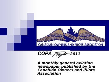 COPA 2010 M 2011 A monthly general aviation newspaper ...