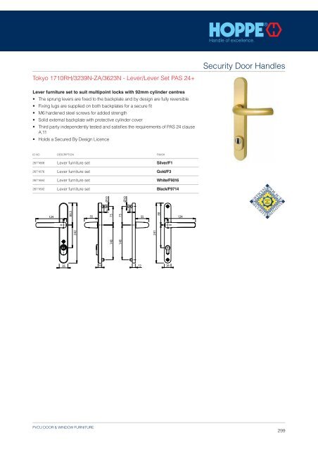 PVCu Door & Window Furniture - Architectural Hardware Direct