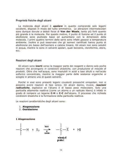 Introduzione ai composti del carbonio - Dipartimento di Chimica