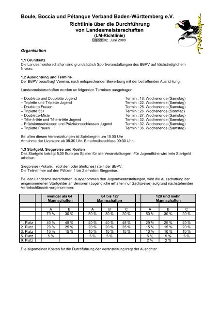 LM-Richtlinie - Boule, Boccia und PÃ©tanque Verband Baden ...