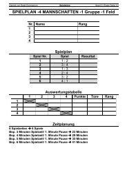 1 Gruppe 4 Mannschaften - des Gabriel von Seidl Gymnasiums