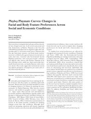 Playboy Playmate Curves: Changes in Facial and ... - Feminine beauty