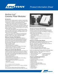 Anchor-LocÂ® Ceramic Fiber Modules - Unifrax